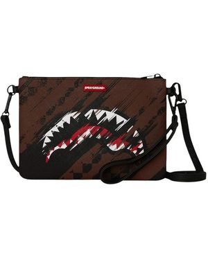 Sprayground Tassen ,Veelkleurig ,Smeared Grunge Crossbody Pouchette - Zwart