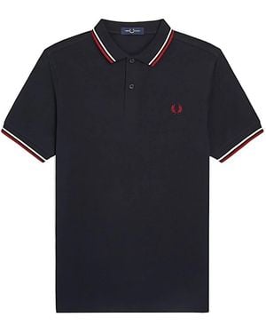 Fred Perry Polo Shirts - Black