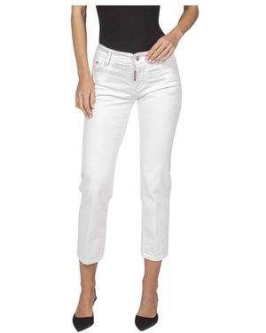 DSquared² Cropped Jeans - Bianco