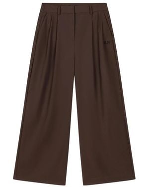Alix The Label Wide Trousers - Marrón