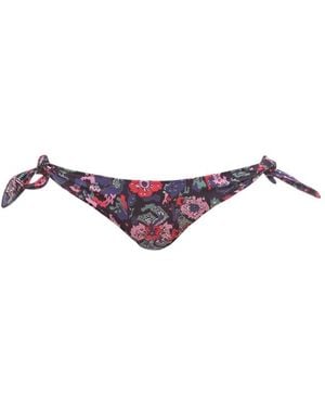 Isabel Marant Bloemen Stretch Slip Met Zijvetersluiting - Paars
