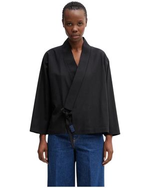 KENZO Tie-Front Blazer - Zwart