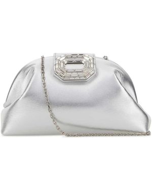 AMINA MUADDI Clutches - Grey