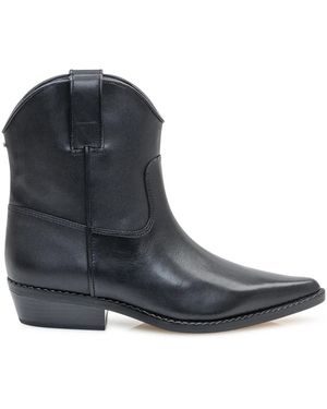 Michael Kors Schoenen ,Zwart ,Leer Noemie Leren Laars