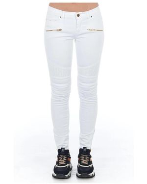 Frankie Morello Skinny Fit Jeans - White