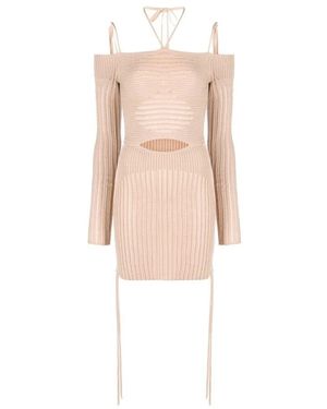 ANDREA ADAMO Short Dresses - Natural