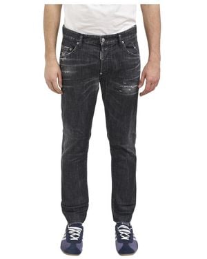DSquared² Slim-Fit Jeans - Grey