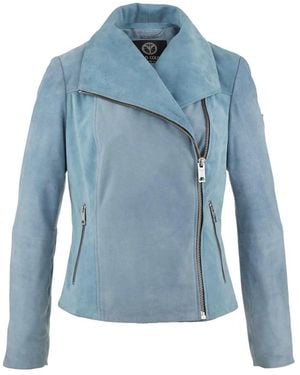 carlo colucci Leather Jackets - Blue