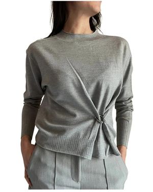 Patrizia Pepe Round-Neck Knitwear - Gris