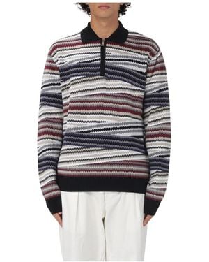 Missoni Round-Neck Knitwear - Blue