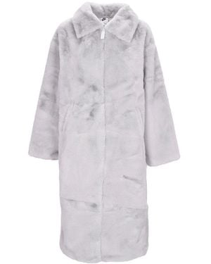 Nike Single-Breasted Coats - Gray