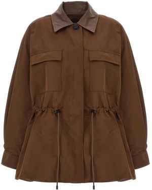Max Mara Atelier Platani Jacke - Braun