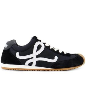Loewe Schoenen ,Zwart ,Leer Ballet Runner 2.0 Sneakers - Blauw