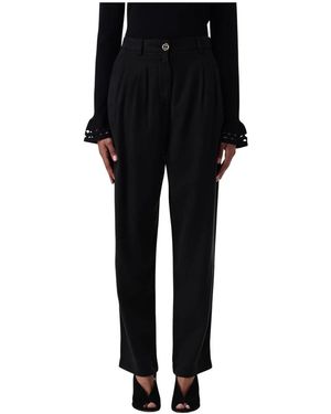 Twinset Straight Trousers - Black