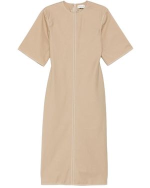 Ami Paris Midi Dresses - Neutro