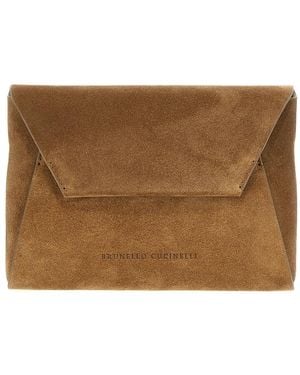 Brunello Cucinelli Clutches - Brown