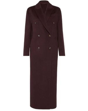 Brunello Cucinelli Double-Breasted Coats - Morado