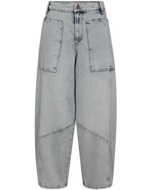 Mos Mosh Loose-Fit Jeans - Gris