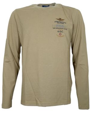 Aeronautica Militare Long Sleeve T-Shirts - Green