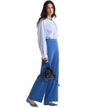 Maliparmi Wide Pants - Blue