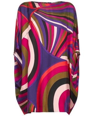 PUCCI Ponchos - Pink