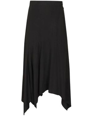 Yohji Yamamoto Maxi Skirts - Black