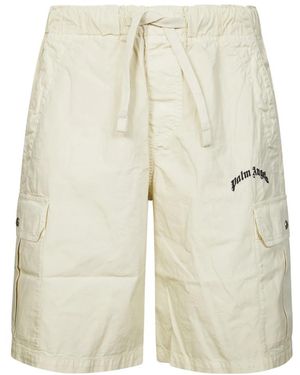 Palm Angels Casual Shorts - Natural