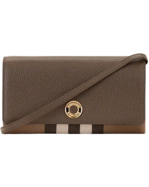 Burberry Tassen ,Bruin ,Leer Schoudertas