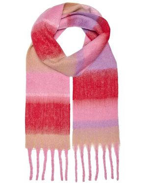 ONLY Zachte Geruite Sjaal Sigrid - Roze