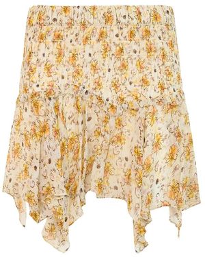 Isabel Marant Korte Rok - Metallic