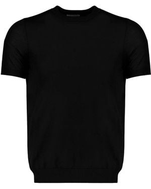AUTORE Round-Neck Knitwear - Black