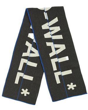A_COLD_WALL* Typographic Scarf - Grau