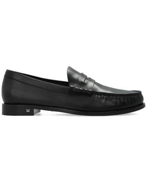 Max Mara Boymoc Kalbsleder Penny Loafers - Schwarz