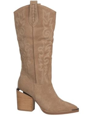 Alma En Pena. Cowboy & Biker Boots - Brown