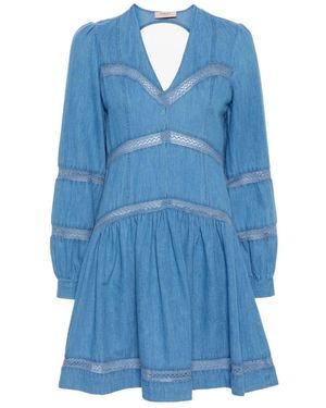 Twinset Short Dresses - Blue