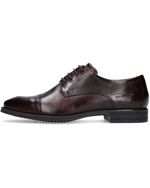 Salamander Lederschuh Mit Schnürung Für Business - Braun