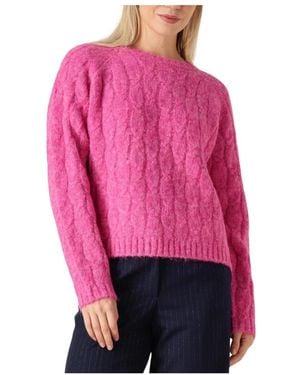 Ydence Strickpullover Fiene - Pink