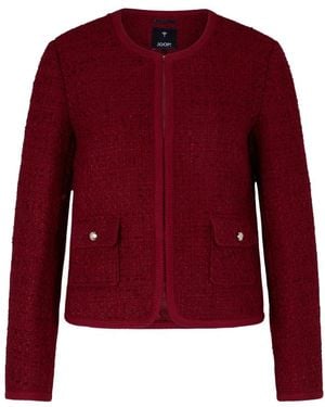 Joop! Buklé Jas Met Haaksluiting - Rood
