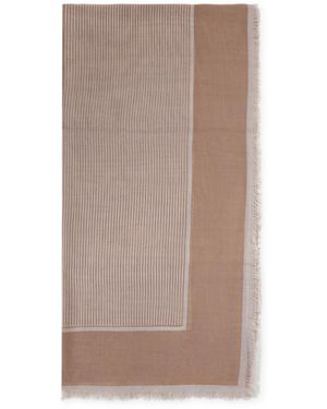 Saint Laurent Winter Scarves - Brown