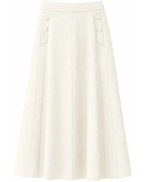 2-Biz Midi Skirts - Blanco