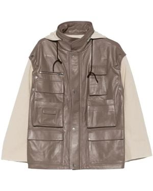 Niccolò Pasqualetti Leather Jackets - Brown