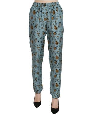 Dolce & Gabbana Slim-Fit Trousers - Blauw