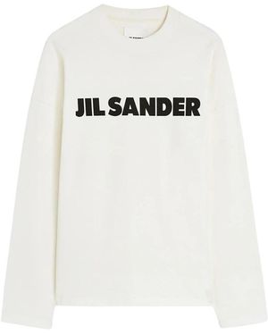 Jil Sander Long Sleeve Tops - Blanc