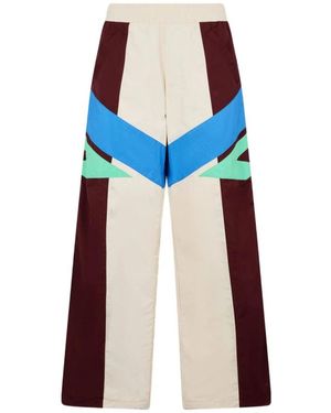 DSquared² Broeken ,Veelkleurig ,Polyester Color Block Track Pants - Blauw