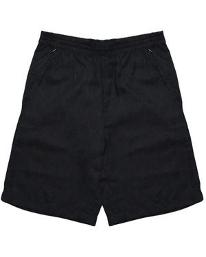 Needles Schwarze Jacquard-Shorts Hergestellt