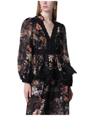 Zimmermann Blouses - Black