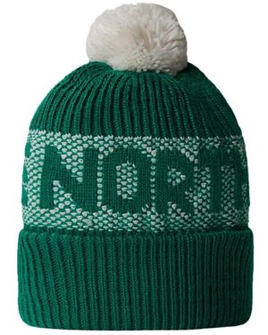 The North Face Retro Cabin Knit Beanie - Grün