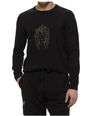 Ice Play Round-Neck Knitwear - Nero