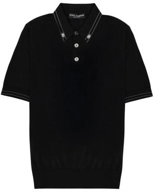 Dolce & Gabbana Polo Shirts - Negro