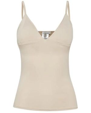 Gestuz Sleeveless Tops - Brown